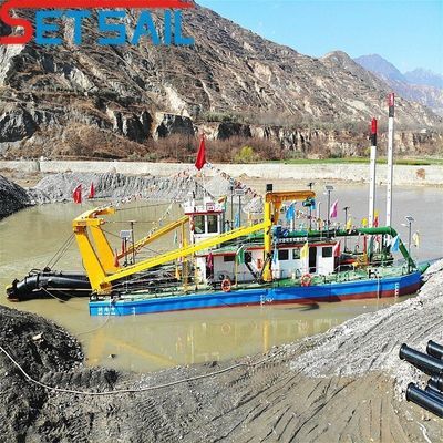 8インチカットサー 吸い込み砂掘り機 川用 CTN スロットタイプ カミンズ 230kw メインエンジン