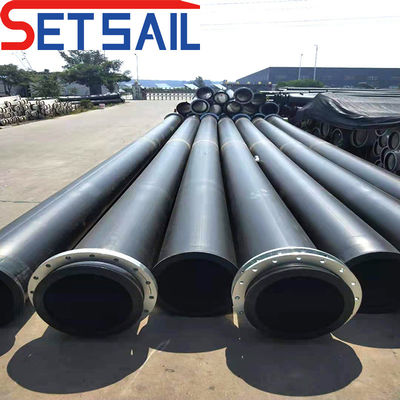 フルペイメント HDPE ドレージ 川砂のための化学水道パイプ 15bar-25bar圧力