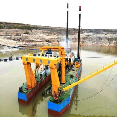 160m3-5000m3 容量 ディーゼルエンジンの切断器 川の砂と湖の泥を吸い込む掘削機