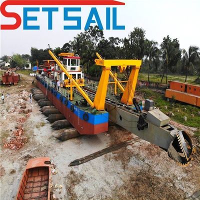 10インチ カッター 川砂の吸い込みドレーガー 総幅5.5m スロットタイプ CTS保証