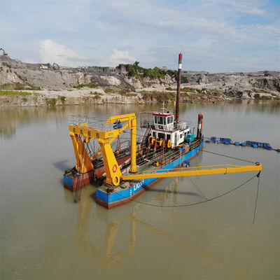 QH-2 カッター 川の掘削と湖の泥採掘用吸気掘削装置