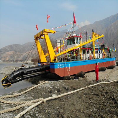 12インチカッター吸い込み砂掘り機 2000m3の水流と石川砂ポンプ