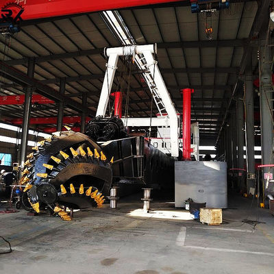CTS スロットタイプ 水力制御切断機 切断頭 スパッド付き吸い込み掘削機