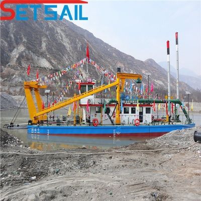 水中サイクロンサイクロンタイプ 12 インチカット 吸砂砂掘削機 53 メートル河頭