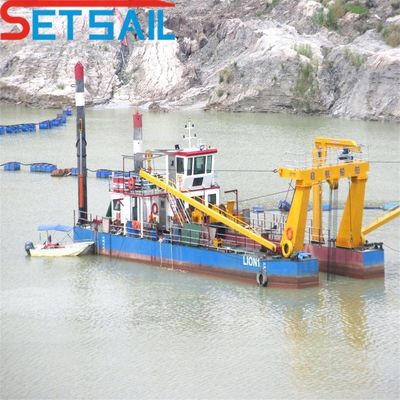 12インチカットサー 吸い込み砂掘削機械 レックスロット水力 53 メートルヘッド