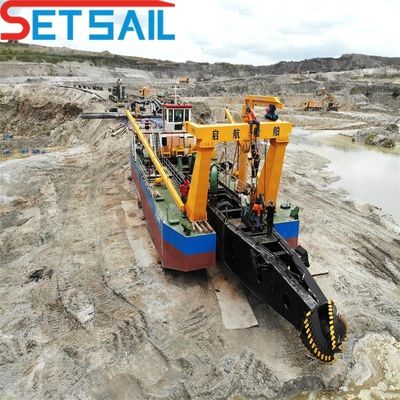 10 インチカットポンプ吸気ポンプ 8 メートル以内の川砂の掘削深さ