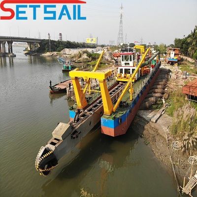 8インチカッター吸い込み船 石川と砂ポンプによる水力制御システム