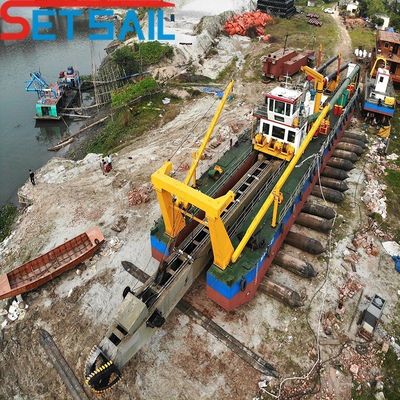 8インチカッター吸い込み船 石川と砂ポンプによる水力制御システム