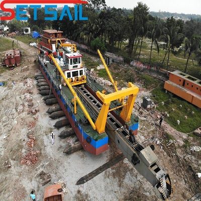 160m3-4000m3 容量 水力制御切断器 水中砂ポンプ付き吸水ドレーガー