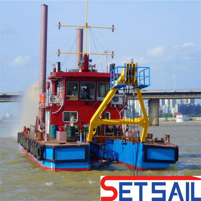 370t 24インチ 水流量 5500m3 カッター 吸い泥 川用泥掘り 総幅 10.2m