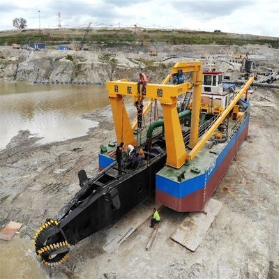 38m カッター 吸水 川砂掘削機のための水力掘削ポンプと海洋ディーゼルエンジン