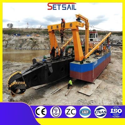 カスタマイズされた26インチカッター吸い砂掘削機 カッターヘッド 最大掘削深さ30m