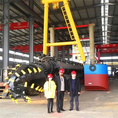 1400立方メートル容量 水力ディーゼルエンジンの切断器 川砂の吸水掘削機