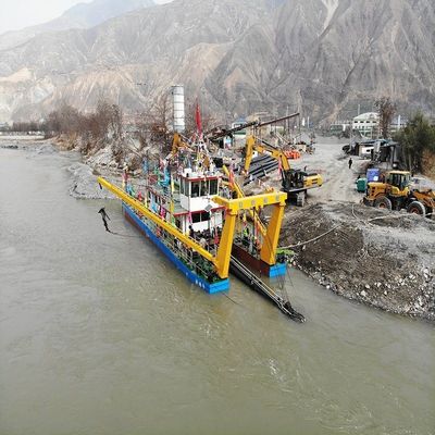 1-2 水力ディーゼルエンジンのボートカット機 川泥設備のための吸砂砂掘削機
