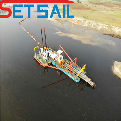 57m ヘッド 6000m3 パンプ水流量切断器 マレーシア建設用吸水掘削機