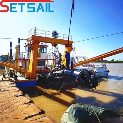 掘削深さ 18m 26インチ 水力切断器 吸い込み砂掘削機 強力なエンジン