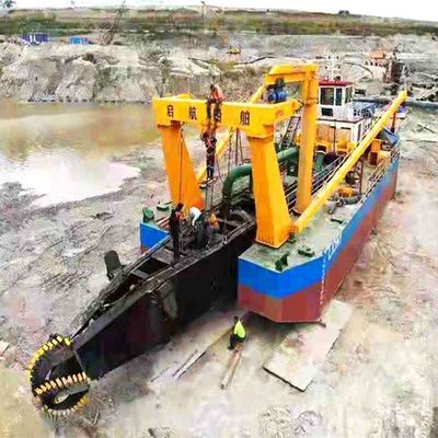 6インチカッター吸い込み砂掘り機 ディーゼルパワータイプと高度な水力システム