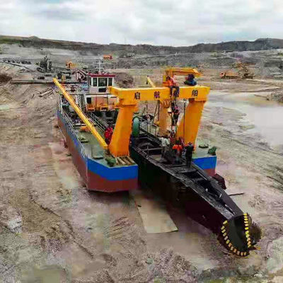 6インチカッター吸い込み砂掘り機 ディーゼルパワータイプと高度な水力システム