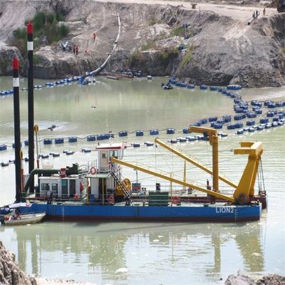 合計長さ 39 メートル 切断器 900-1200立方メートル容量の吸砂砂掘削機