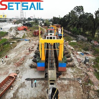 石家庄工業ポンプ切断器 吸砂砂掘削機 川泥深さ 2.2m-5m