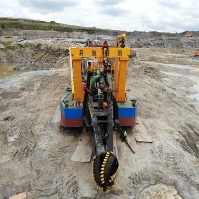 保証 1〜2年 24インチ カッター 吸い込み砂掘削機 カミンズ・ディーゼルエンジン