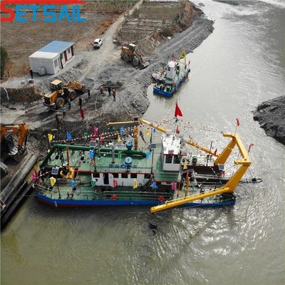 20インチセサイル川カット 吸い込み砂掘り 1500m出力距離