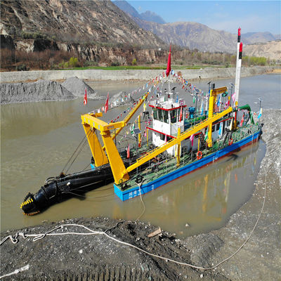 180t総重量 レックスロス 水力 20 インチカット 吸い込み 河の砂を掘る船