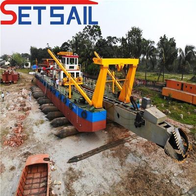 高容量川砂水力切断器 吸水掘削機 50-260kw 切断頭 電力