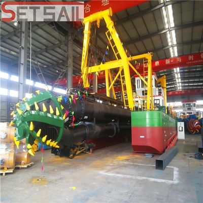 18 インチカットサー 吸い込みドレーガー設計 液圧ディーゼルエンジンとシメンスPLC