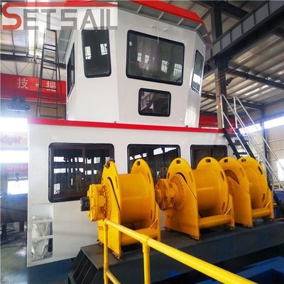 700m3 容量 18 インチ カッター 吸い込み ドレーガー 38m 総長 PLC シメンスシステム
