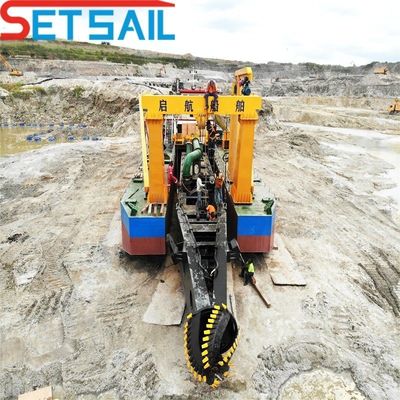 80kn スウィングウィンチ 22インチ カッター 吸い込み砂掘り 液体とディーゼルエンジン