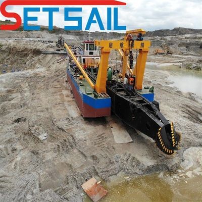 海洋エンジン 輸送コストと掘削深さ 22 インチカット 吸い砂掘削機
