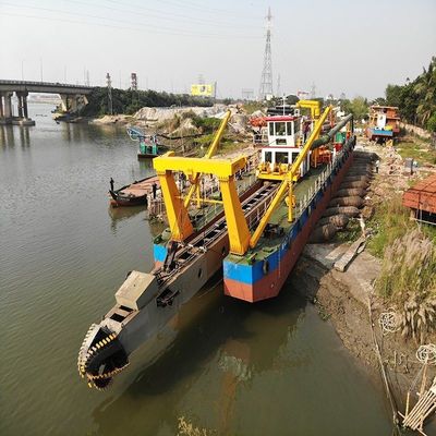 総重量 230t 20インチ 水力制御切断器 川のための吸金砂掘削機