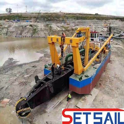 返金 耐久的な掘削のための高容量20インチ切断吸い砂掘削機