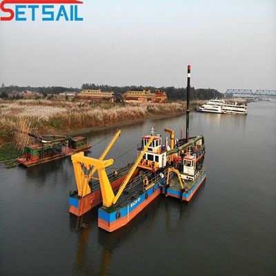 20 インチ ディーゼルエンジン 切断器 吸い込み 島開発用の砂掘削機 調整可能