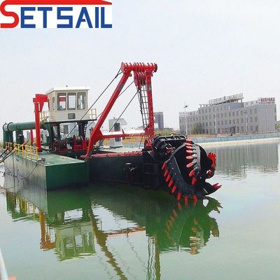 掘削プロジェクトのためのカスタマイズされたディーゼルパワータイプ18インチカットカッター吸い泥ドレジャー