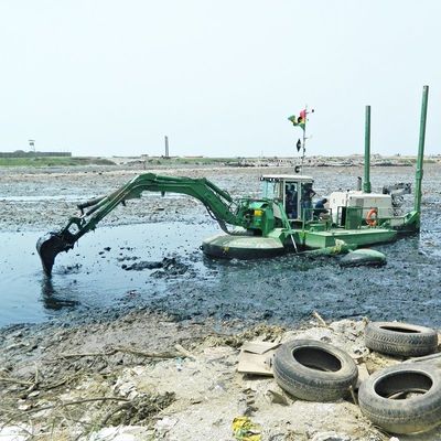 シメンスPLCと水力切断頭で装備された両生水泥掘削船