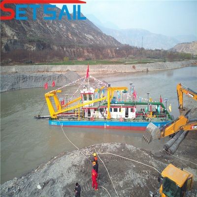 3500 M3 水流 18 インチ 水力切断器 吸砂 ポンプ 掘削機 総長 38m