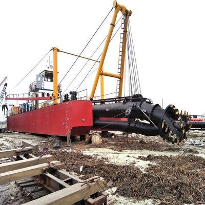 1000m3 / Hの容量と20mの掘削深さのカスタマイズされた要求カットター吸い込み掘削機