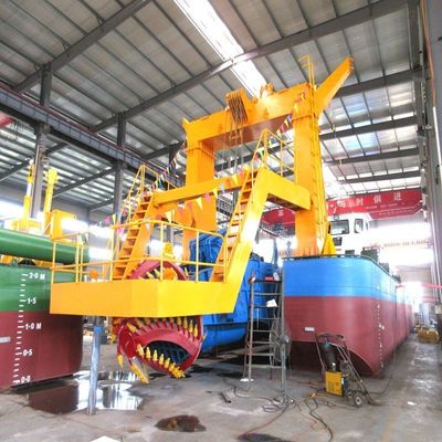 1000m3 / Hの容量と20mの掘削深さのカスタマイズされた要求カットター吸い込み掘削機