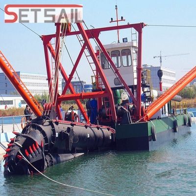 20インチの砂掘削機 260kw カッターヘッドパワーと1000m3/Hの容量