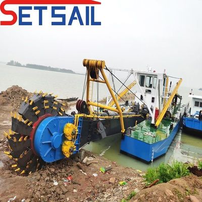 160m3-2000m3 容量 湖と川の掘削ソリューションのための車輪バケツ掘削機