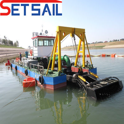水力ディーゼルエンジン トレイリング吸気ホッパー 河川掘削用掘削機 深さ4m-15m