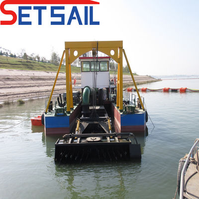水力ディーゼルエンジン トレイリング吸気ホッパー 河川掘削用掘削機 深さ4m-15m