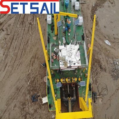 800m-5000m 放出距離 バケットホイールヘッドとシメンスPLCの川砂掘削機