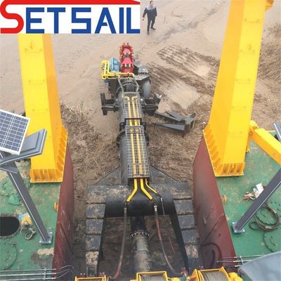 川と湖の砂の掘削 水力バケツホイール掘削機