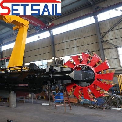 レックスロスの水力システム 滑らかな掘削作業のためのポータブルバケットホイール砂掘削機