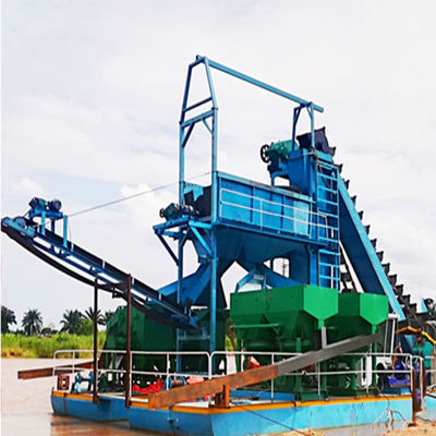 4kw X 3-10kw X3 移動装置 高容量チェーンバケツ砂と金 掘削機