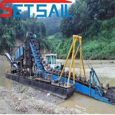 チェーンバケット ダイヤモンド鉱山設備 0.035m3-1.2m3 容量と37kw-200kw 電力