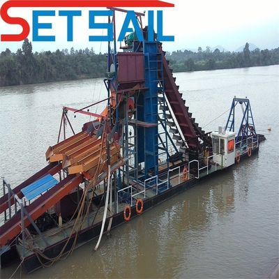 180000.000kg 終身販売後サービス 川の金チェーン ボケット鉱山掘削用ドレーガー